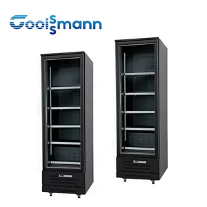 Supermarket Commercial Single Double or Custom Door Beverage Pepsi Coke Display Showcase Transparent Glass Door Cooler Upright Refrigerator Fridge for Drinks