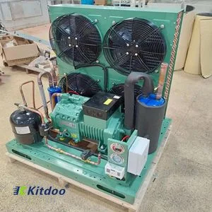 5/6/8/10/12HP Medium Refrigeration Unit Air Cooled Open Type Cold Storage Compressor Condensing Unit