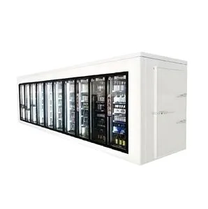 Commercial Supermarket Grade Heavy Duty Custom-Made Customized Glass Door Cold Room Storage Unit for Display Walk in Cooler Refrigerator