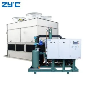 Zyc Evaporative Cooling Refrigeration Compressor Condensing Unit for Cold Storage Room Walk in Freezer Blast Freezer