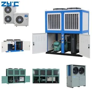 Zyc Box Type Air Cooled Refrigeration Compressor Condensing Unit for Walk-in Freezer Cold Storage Room Blast Freezer