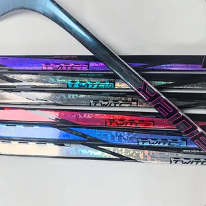 Оптовая 100% углеродная волокно хоккейные клюшки кривой 92/28 Flex20-100 Сделано в Китае