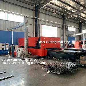 All in One 22kw 30HP 16bar VSD Permanent Magnet Electric Industrial Rotary Screw Air Compressor for Laser Cutting