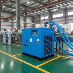 Electric Silent 55kw/75HP 7bar-13bar VSD Screw Air Compressors with Ce