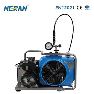 High Pressure 225/300bar 100L/Min Single-Phase Motor Breathing Air Compressor for Diving and Firefighting