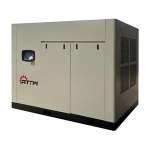 High Efficiency Energy Saving Customizable Factory Direct Sales 55kw 75HP Silent Portable Industrial Rotary Oil Injected Screw Air Compressor