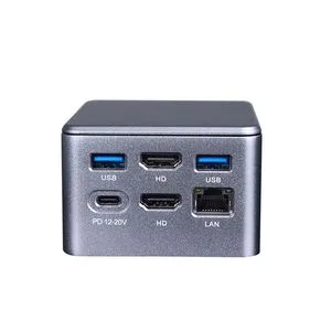 N100/N95/N300 Mini Box Computer 2*HDMI 1*LAN Intel I226-V 4*USB3.0 Type-C Power Nuc N100 Mini PC with 8/16GB DDR5 Rma