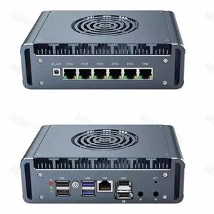 Intel N300 Mini Pfsense Appliance 6xi226 2.5g LAN Enterprise Cyber Security Commercial Firewall Hardware VPN Gateway