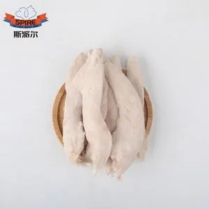 China Manufacturer Wholesale Freeze-Dried Chicken Jerky Organic Training Chicken Breast Pet Snack Manufacturers Dog Cat Snack Pet Food
