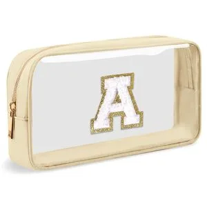 Stylish Waterproof Monogrammed Travel Cosmetic Bag for Makeup