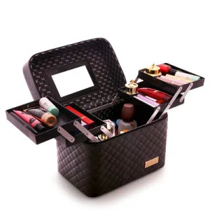 Hot Sale Beauty Product Ladies Portable Large-Capacity Travel Multi-Function Multi-Layer Desktop Cosmetics Tool Storage Bag
