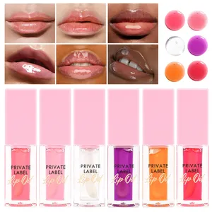 Hot Selling Cosmetics Vegan Cosmetics Private Label Rose Gold Lip Oil