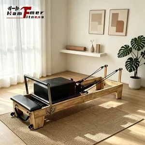 Pilates Core Bed Oak Wooden Pilates Reformer for Studio Use