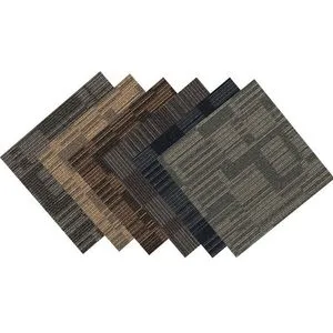 Commercial PP Nylon 60X60 Square PVC Rubber Back Luxury 50X50 Office Floor Carpet Tiles