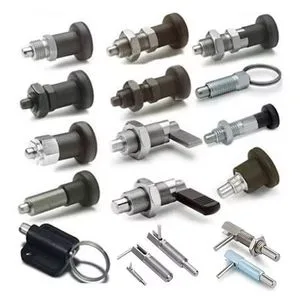 Professional Hardware Manufacturer Stainless Steel Retractable Locking Tip Shape Selectable Rest Position Spring Indexing Plunger for Automation Equipment