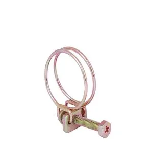 Automotive Flexible Stainless Steel Double Wire Hose Clip Clamp