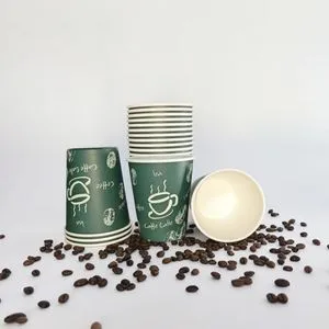 OEM Custom Logo Disposable Hot Beverage Cups Coffee Cup Single Wall/ Double Wall/ Ripple Wall