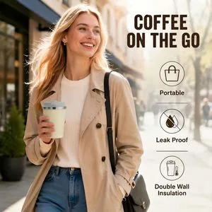 380ml Cup Tumbler Mug Sublimation Whiskey Tumbler Flask Cup Stainless Steel Double Wall Vacuum Insulated Thermal Coffee Tumbler with Leakproof Lid