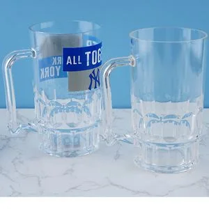 16.5oz Heat Transfer Beer Mug Sublimation Blank Beer Glass for Digital Printing
