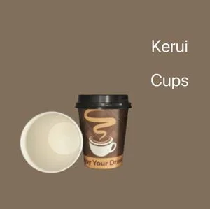 Factory Wholesale Cheap 8 Oz Custom Logo Single Wall Coffee Paper Cups