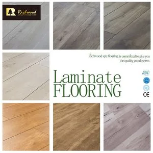 Building Material Commercial Oak PVC Plastic High-Density Fiberboard Laminate Engineered Wood Vinyl Flooring for Bedroom/Dining Room/Living Room