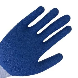 Nmsafety Rugged Rubber Latex Coated Construction PPE Safety Work Glove