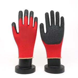 13G Wrinkled Safety Gloves for Transportation and Labor Tasks