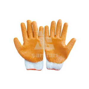Latex Working Glove 10guage 7 Guage Knitted Cotton Latex Gloves