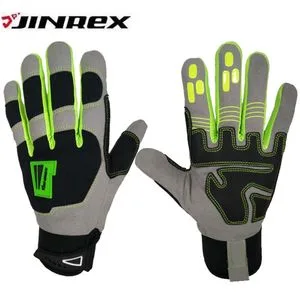 Durable Jinrex Mechanic Gloves for Construction and Safety