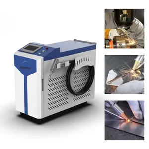 1500W 2000W 3000W 4 в 1 Ручная волоконная лазерная резка, очистка, сварка, цена машины для углеродной, нержавеющей стали, алюминия, металла, железа, инокса, пайка