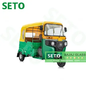 Custom Tuk Tuk Windshield Laminated Tricycle Glass Factory Direct for Bajaj Re205 225