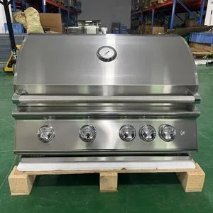 High-End Full SS304 4 Burner Built in Gas Grill Can Be Customized