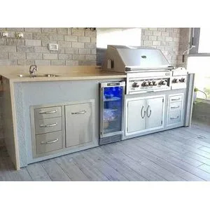 Built-in Ss Barbecue Grill BBQ for Backyard Outdoor Kitchen