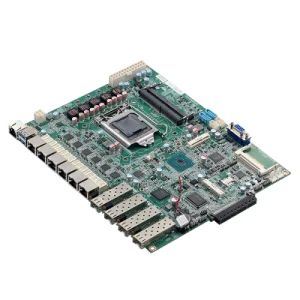 Network Appliance 6 LAN 4SFP DDR4 RAM 64G LGA 1151 Motherboard H110 Pcie X8 6RJ45 RS232 COM Firewall Hardware
