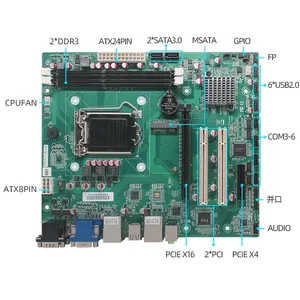 M-B85 Intel B85 LGA1150 2×Gigabit LAN DDR3 SATA COM VGA HDMI Multi-Interface Embedded Industrial Motherboard