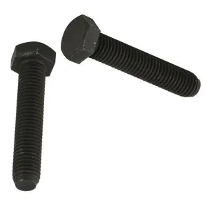 Carbon Steel DIN933 Black Finish Hexagon Head Bolt Full Thread