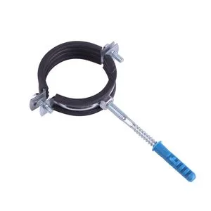 Good Quality Heavy Duty Pipe Clamp with Rubber for HVAC System