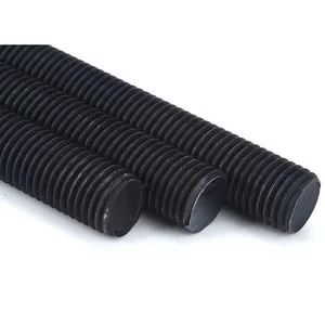 OEM Service DIN975 Black Plain M8 M10 M12 M20 HDG High Strength Threaded Rod