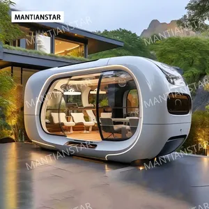 Modern Outdoor Portable Mobile Vessel Space Capsule House Customize House