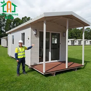 20FT New Luxury Modern Prefab Modular Mobile Living Portable House Factory Price Movable Tiny Prefabricated Shipping Container Home