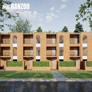 Ranzoo Compact prefab prefabricated modular Home with Free Design and Expandable Dimensions