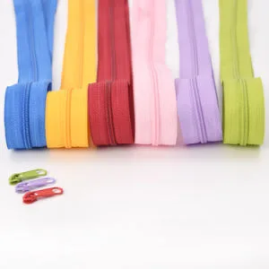 Custom 3# 4# 5# 7# 8# 10# Nylon Zipper Coil Zipper Roll Long Chain Cierre for Garment/Bags