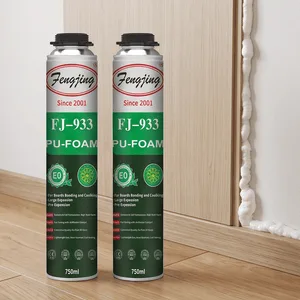 Fj-933 Large Volume 750ml Polyurethane Foam Sealant for Waterproof Gaps and Cracks