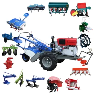 8HP10HP 12HP 15HP 18HP 20HP 22HP Многофункциональный сельскохозяйственный трактор с дизельным двигателем Мини 2 Колесный трактор для фермы, ходовой трактор, культиватор