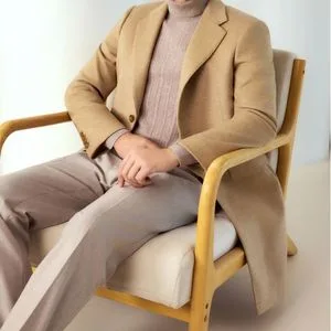 New-Style Spring and Autumn Season Outfits Men's Collared Coat