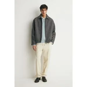 Customized Wholesale Men Clothing New Men's Double Face Wool Suit Coat Jacket with Elastic Bottom