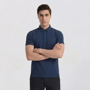 High Stretch Quick Dry Golf Man Polo Shirt for Sporting Casual