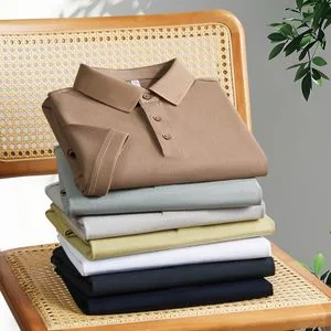 Wholesale Customizable Unisex Quick Dry Plain Blank Outdoor Sports and Business Workwear Polo Shirt Business Attire Garment Bulk T Shirt Apparel Man Clothing