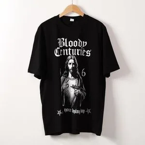 Heavyweight 260GSM Combed Cotton T-Shirt, Thick Oversized Streetwear Tee, High Quality Ready to Ship