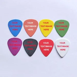 Custom Logo Delrin Guitar Picks for Guitar Bass Players